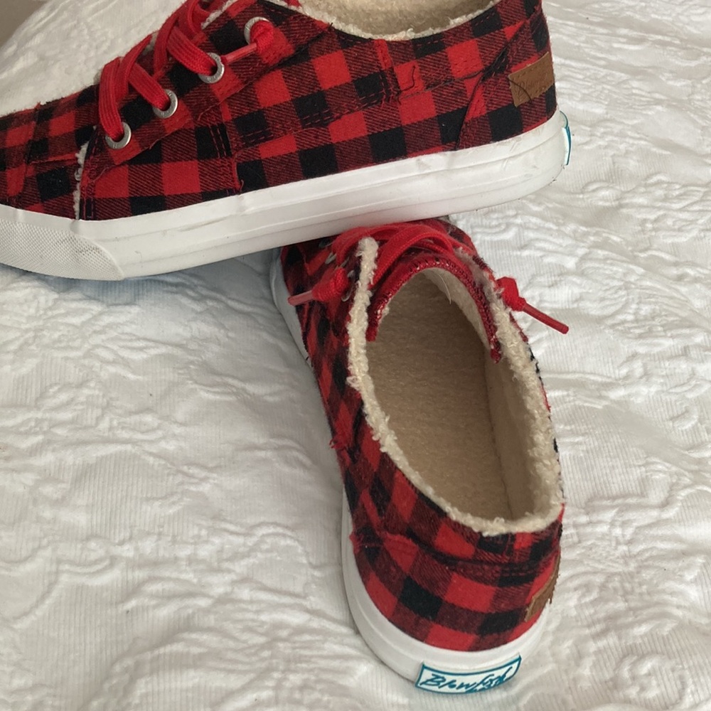Blowfish Buffalo Check fleeced lined Sneakers